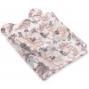 lovel Perinka s vankúšikom 77x77 Teddy - Púdrovo ružový s kvietkami