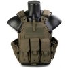 EmersonGear Vesta typ 094K s nosičom plátov a trojitou sumkou - Ranger Green