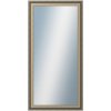 DANTIK - Zrkadlo v rámu, rozmer s rámom 50x100 cm z lišty DOPRODEJMETAL AG prehnutá veľká (3025)