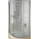 Ravak Pivot Sprchovací štvrťkruhový kút PSKK3-80 satin Transparent