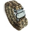 WARAGOD Paracord náramok s kovovým klipom Avär, camo coyot