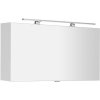 Sapho CLOE galérka s LED osvetlením, 100x50x18cm, biela CE100-0030