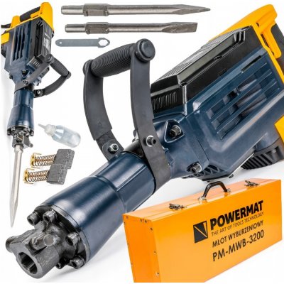 PowerMat Búracie kladivo HEX SDS 50J 3200W PM-MWB-3200