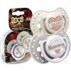 Lovi I LOVE mommy daddy dynamický cumlík na upokojenie 3-6 m 2 kusy