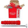 Klimas Wkret-Met 10x50mm + skr. 6x60mm Uzlovacie hmoždinky so skrutkou - 50ks, SFXP