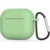 Techsuit Silicone puzdro pre AirPods 4 – ultratenké, hladké – mätová zelená