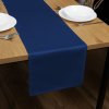 Biante Saténový behúň na stôl polyesterový Satén LUX-047 Námornícka modrá 35x140 cm