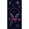DETEXPOL Osuška Music Bavlna Froté, 70/140 cm