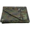 Plachta Tarpaulin Khaki 3x4 m, 80 g/m, zakrývacia, oliva/kamufláž, s okami