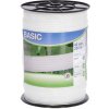 Vodivá páska 40mm biela, Basic 200m na elektrický ohradník
