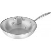 Siguro Wok Pure Delight, priemer 28 cm, s pokrievkou, prémiová nehrdzavejúca oceľ