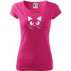 Mačka mňau Pure dámske tričko Purpurová