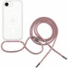 FIXED MagPure Neck transparentný kryt so šnúrkou a MagSafe pre iPhone 16e - ružový FIXPUNM-1404-PI - možnosť vrátiť tovar ZADARMO do 30tich dní