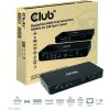 Club3D Dokovací stanice DisplayPort / HDMI KVM Switch, USB-C, PD CSV-1585 Club 3D