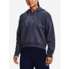 Mikina Under Armour Essential Script Hoodie-GRY