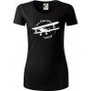 Still Plays With Planes - Dámske tričko z organickej bavlny Origin (GOTS) - M ( Čierna )