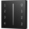 Dotykový ovládač sklenený T18-1 čierny 0/1-10V 4-zónový/kanálový + RF príjimač