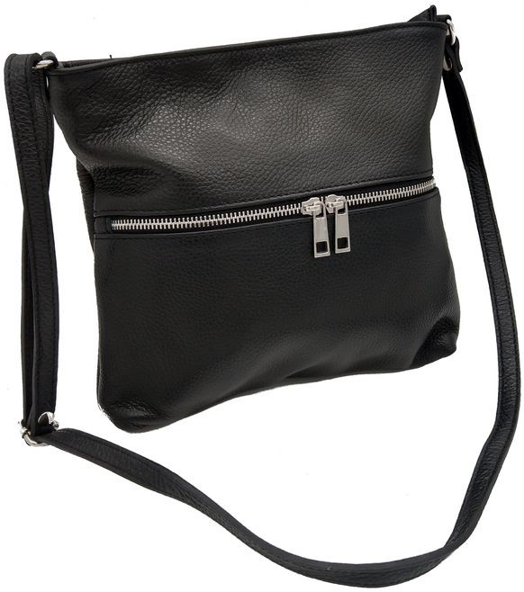 Donatella dámská kožená kabelka 99719 čierna