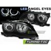 Tuning-tec PREDNÉ SVETLOMETY ANJELSKÉ OČI LED ČIERNA pasujú na BMW E46 09.01-03.05
