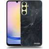 Picasee silikónový čierny obal pre Samsung Galaxy A25 A256B 5G - Black marble
