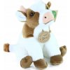 Krava Plyšák realistická ECO PLUSH COW 19cm
