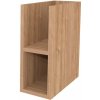 Mereo, Mereo Aira, kúpeľňová skrinka 20 cm, spodná, Multidecor, Light Select Walnut, MER-CN797SLSW1