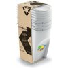 Odpadkový kôš Prosperplast SORTIBOX 4 x 35 l popolavý