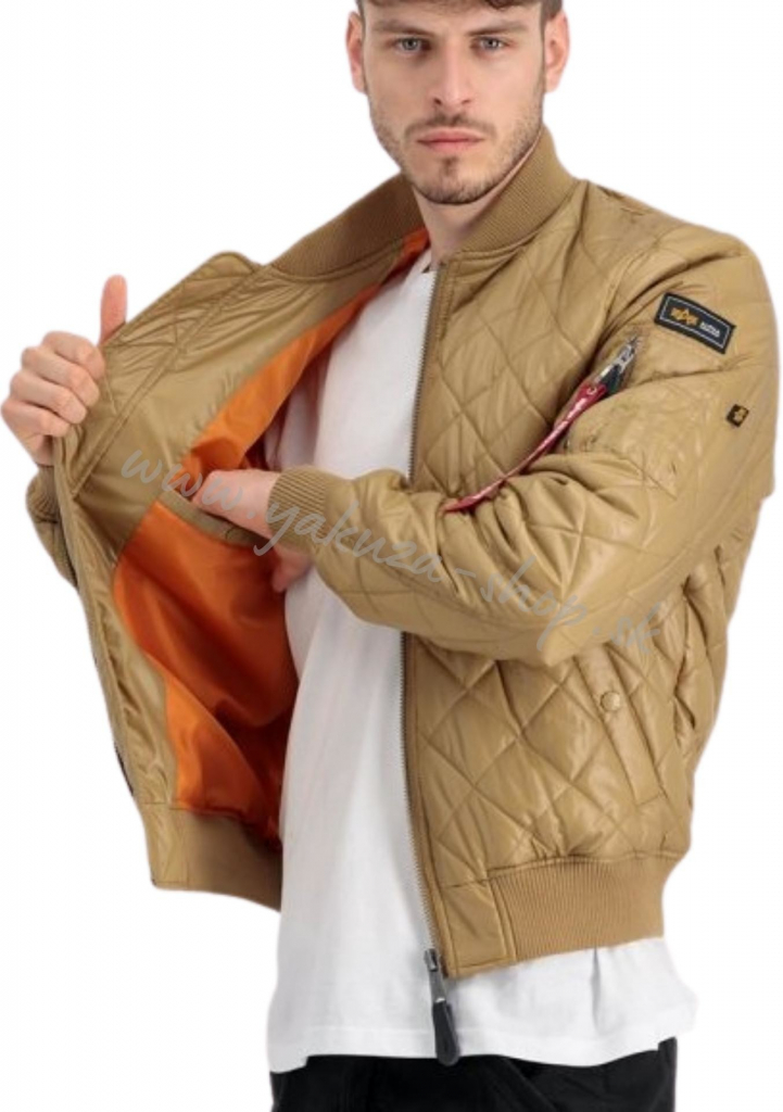 Alpha Industries Ma-1 DQ jacket bunda pánska khaki