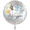 Premioloon Fóliový balón kruh modrý - Je to chlapec