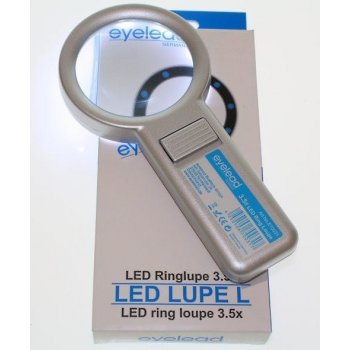 Eyelead osvetlená kruhová lupa 10x LED 3,5x