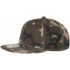 Baseballová čiapka SNAP SOLID s plochým šiltom , white Farba: camo