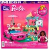 Mega Bloks Stavebnica Barbie Sada Kabriolet a stánok so zmrzlinou HPN78