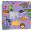 Sablio Obraz Animované safari - 50x50 cm
