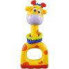 Detské hrkálka Baby Mix žltá žirafa