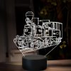 Beling 3D lampa, Parný rušeň U36, 16 farebná, SXR82
