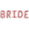 PartyDeco NÁPIS fóliový Bride ružové zlato 280x86cm