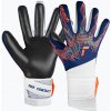 Brankárske rukavice Reusch Pure Contact Silver premium modrá/elektrická oranžová/čierna