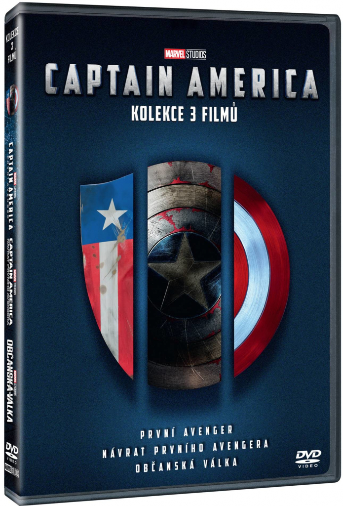 Captain America kolekce 1.-3. DVD