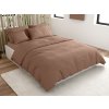 Textilomanie Bavlnené obliečky LUX hnedé hotelové vrecko Rozmer obliečky: 70 x 90 cm | 140 x 200 cm