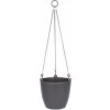 Kvetináč plast čierny Plastkon 25 cm x 25 x 23 cm