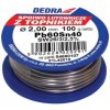DEDRA Spájkovací cín s tavidlom, 2.0mm, 100g, 40%SN, Dedra