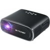 BlitzWolf BW-V4 1080p LED projektor / projektor, Wi-Fi + Bluetooth (čierna) 046960