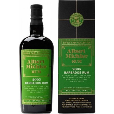 Michlers Single Cask Collection Barbados 2005 48% 0,7 l (kartón)