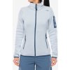 Flísová mikina dámska CMP Haze Jacket Knitted - sky blue/bianco