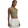 Dámske tielko Under Armour RIVAL RIB TANK W hnedé 1389798-251 - M