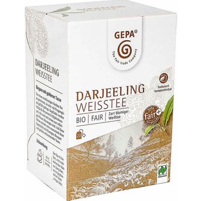 Gepa Bio biely čaj Darjeeling 20 x 2 g