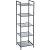 SONGMICS Regál Debra 128 cm černý