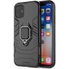 Puzdro Xiaomi Redmi 9A s držiakom čierna farba