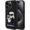Karl Lagerfeld 3D Rubber Karl and Choupette iPhone 14 Pro čierne