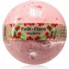 Folk & Flora Raspberry bomba do kúpeľa 130 g
